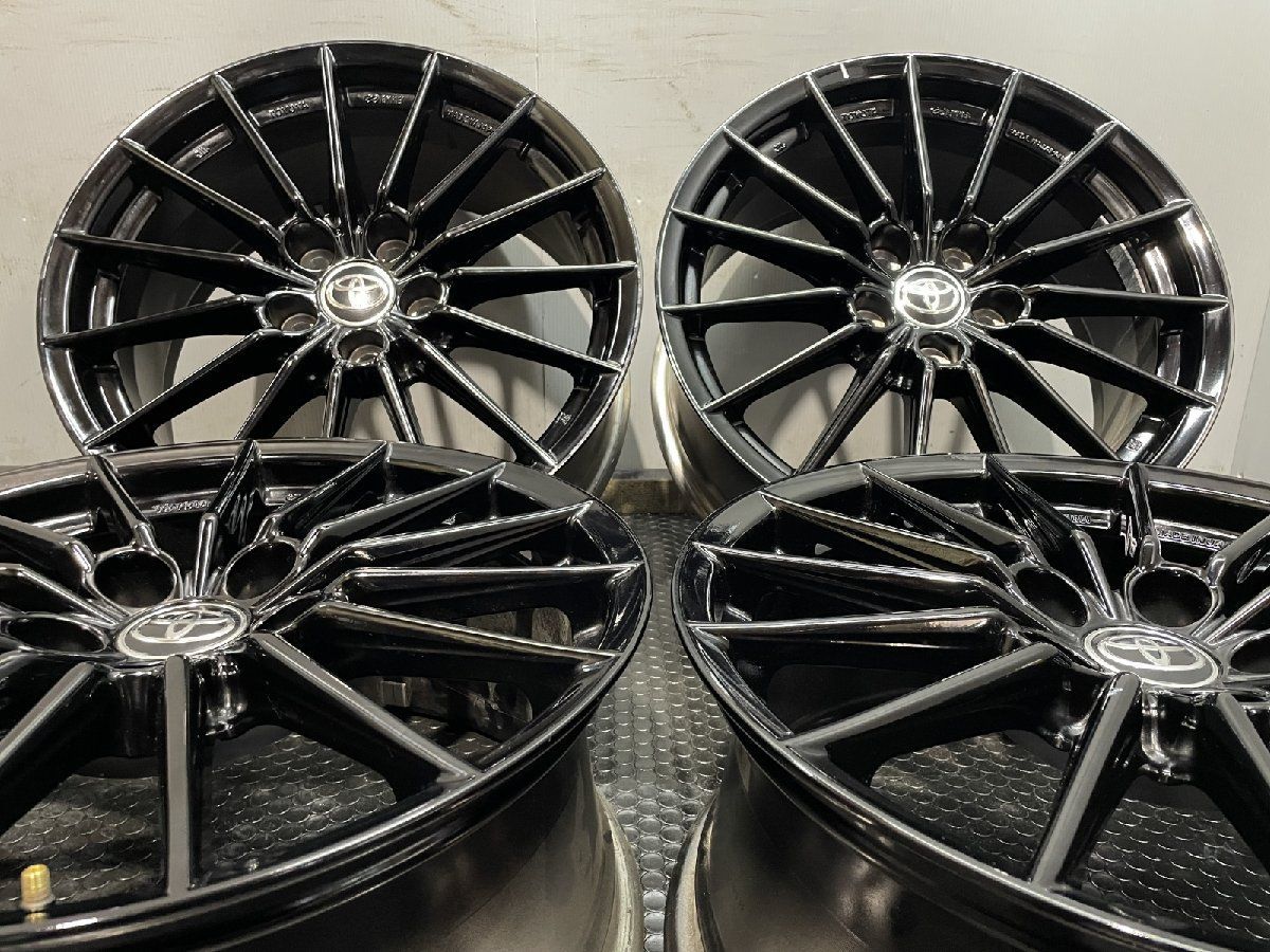 TOYOTA トヨタ GRヤリス 純正ホイール ENKEI製 18インチ 4本 8J5HPCD114.3 45 ブラック クラウン マークXにも MHB573