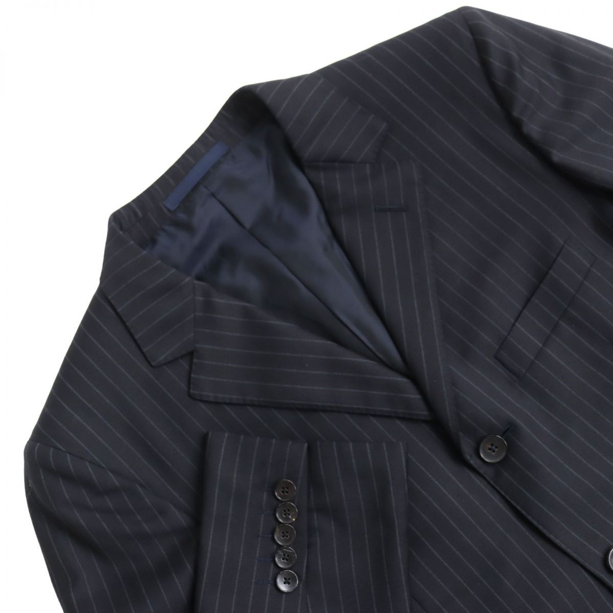 GUCCI ストライプ セットアップ スーツ 上下 黒 メンズ GUCCI - 美品 グッチ GUCCI セットアップ スーツ シングル
