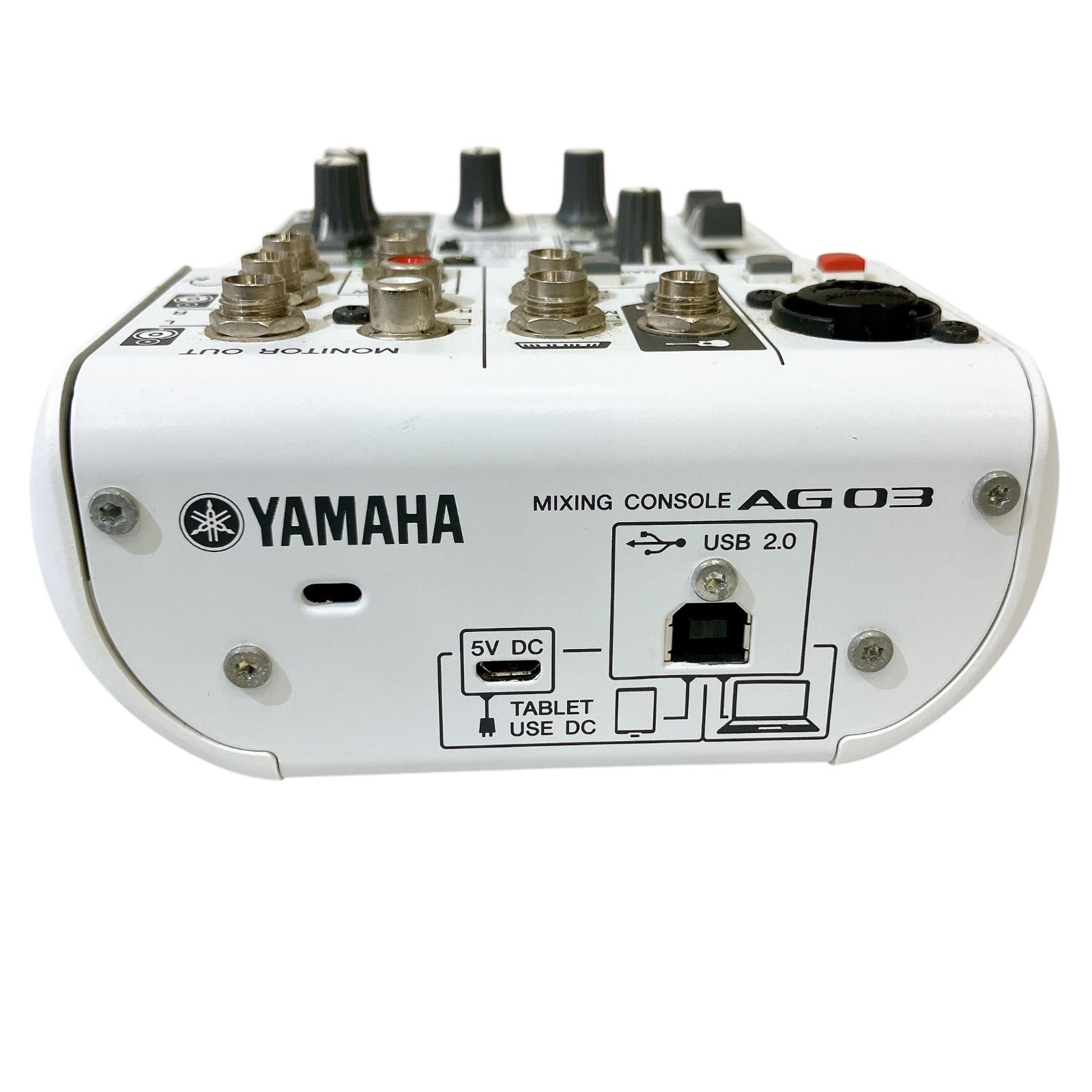 YAMAHA オーディオインターフェース AG03 ホワイト Yamaha AG03 Mk2 3-channel Mixer and USB Audio Interface