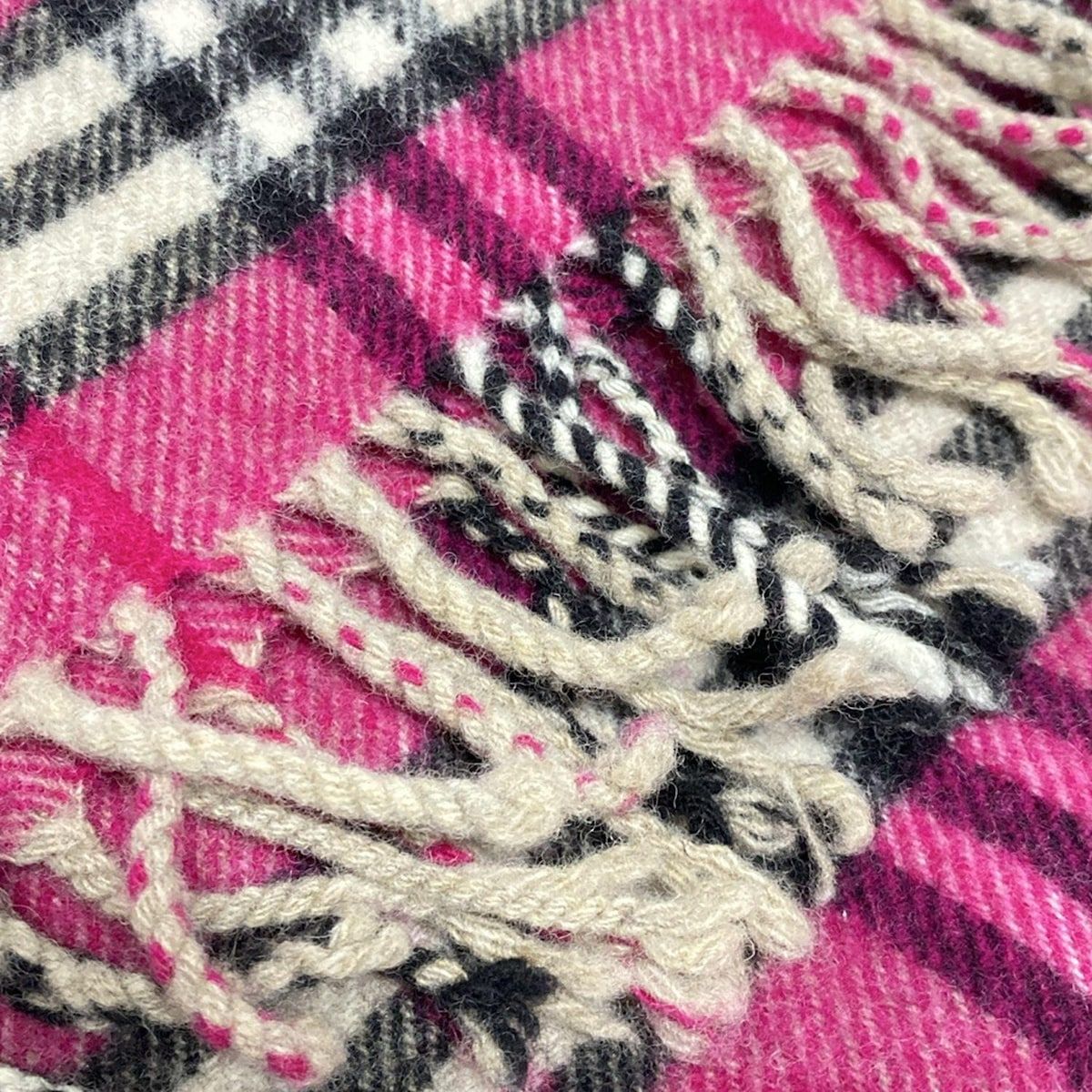 バーバリー マフラー ピンク チェック Burberry kaye様BURBERRY 美品