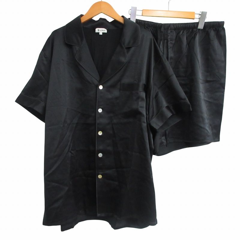 LilySilk 未使用品シルク１００% ナイトウェア リリーシルク LILYSILK 美品 シルク100% パジャマセットアップ