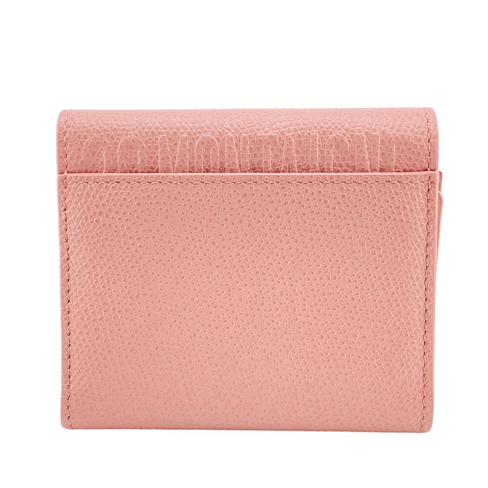【極美品】Christian Dior 30モンテーニュ 三つ折り財布 ピンク クリスチャンディオール 30 モンテーニュ ロータスウォレット 三