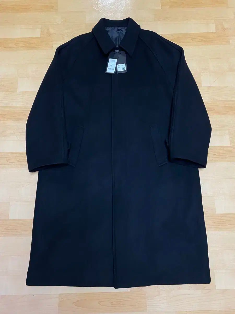 MUSINSA ムシンサ スタンダード カシミア ブレンド オーバーサイズ バルマカーン コート 黒 2XL