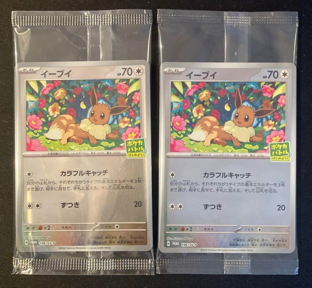 希少‼️イーブイカード2枚セット即購入、値下げ交渉⭕️ イーブイex【SAR】{223/187} - カードラッシュ[ポケモン]