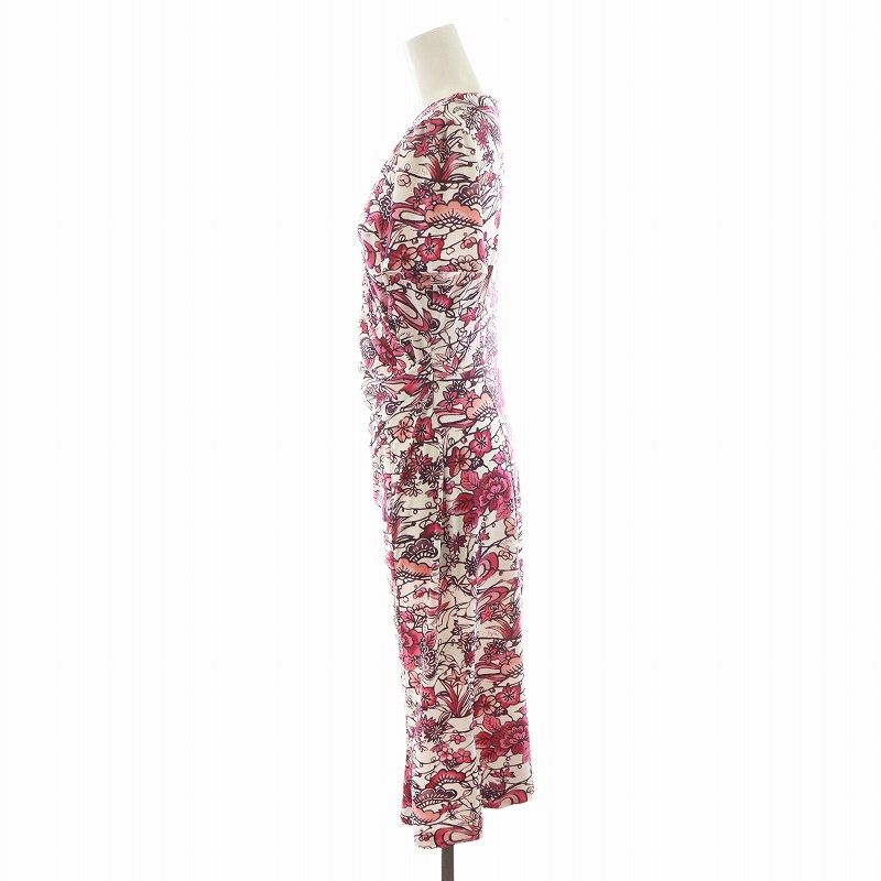 ケイミー kay me ワンピース ロング丈 半袖 カシュクール 花柄 9