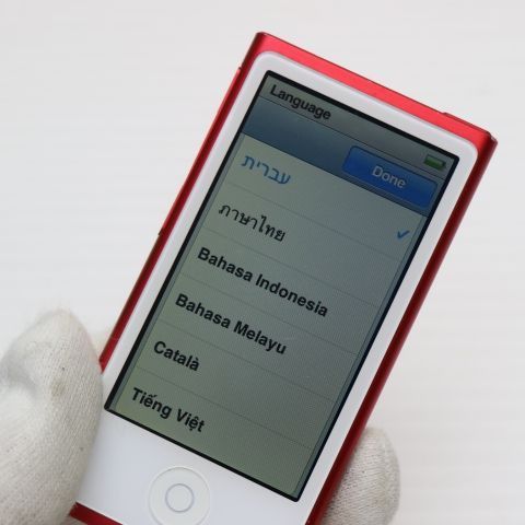 iPod nano 第7世代 16GB レッド Apple 本体 土日祝発送OK 06000