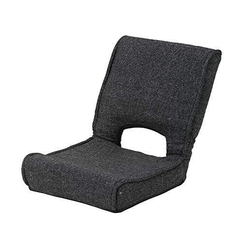 全品セール中】40×39×46㎝ 低反発コンパクト座椅子 ブラック ...