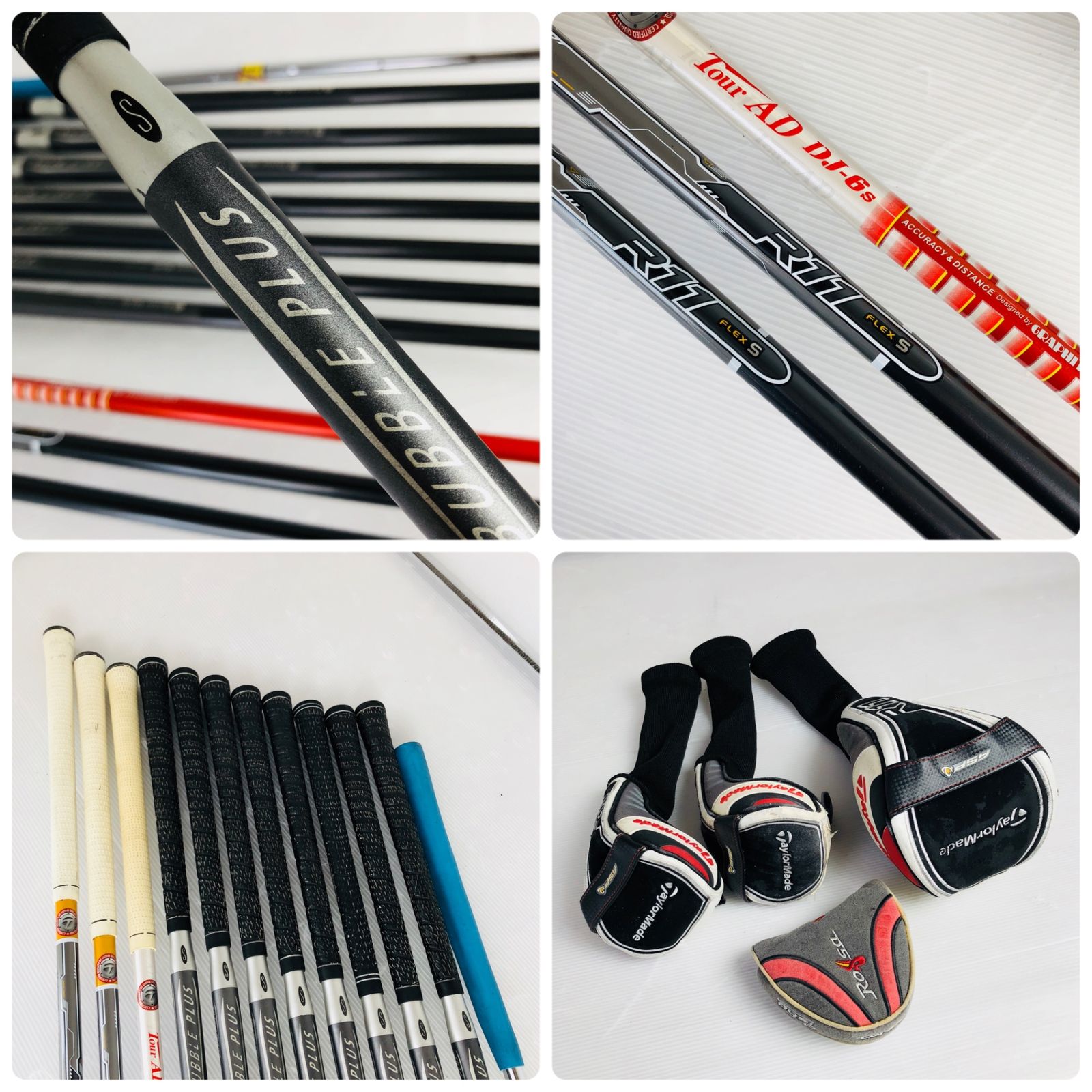 TaylorMadeメンズゴルフ初心者入門バッグ付きフルセット右利きパター付