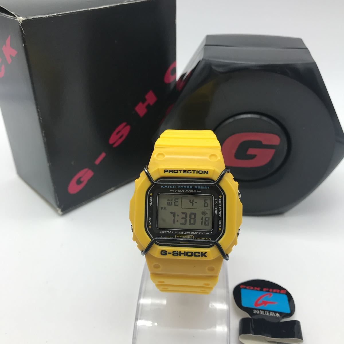 CASIO カシオ G-SHOCK ジーショック DW-5600E 腕時計 スピード イエロー 動作品 箱付