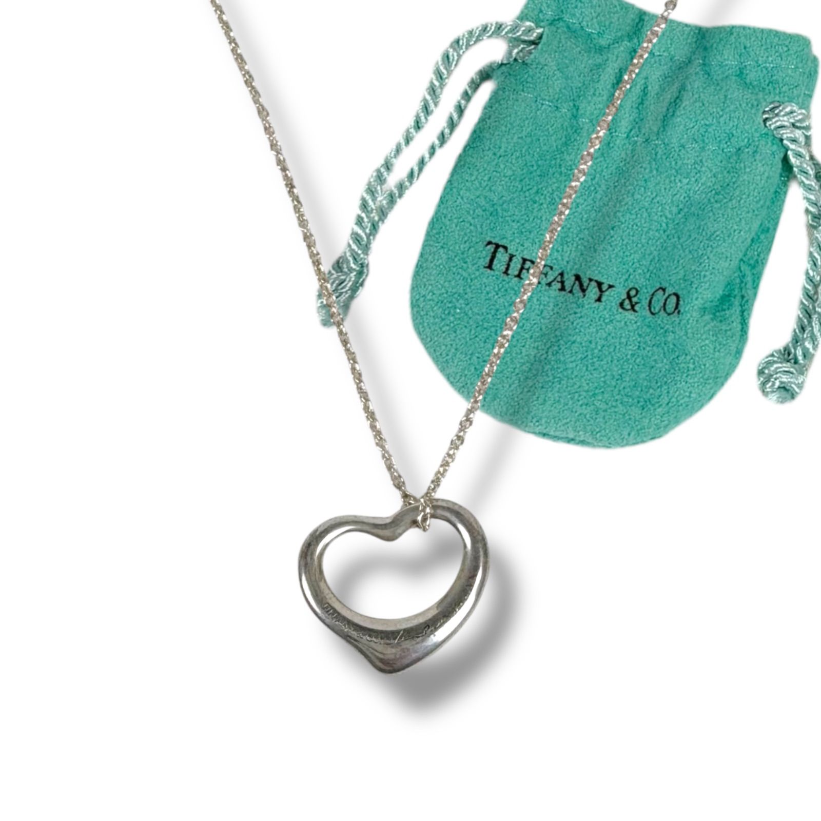 ティファニー Tiffany & Co. オープンハートネックレス ハート