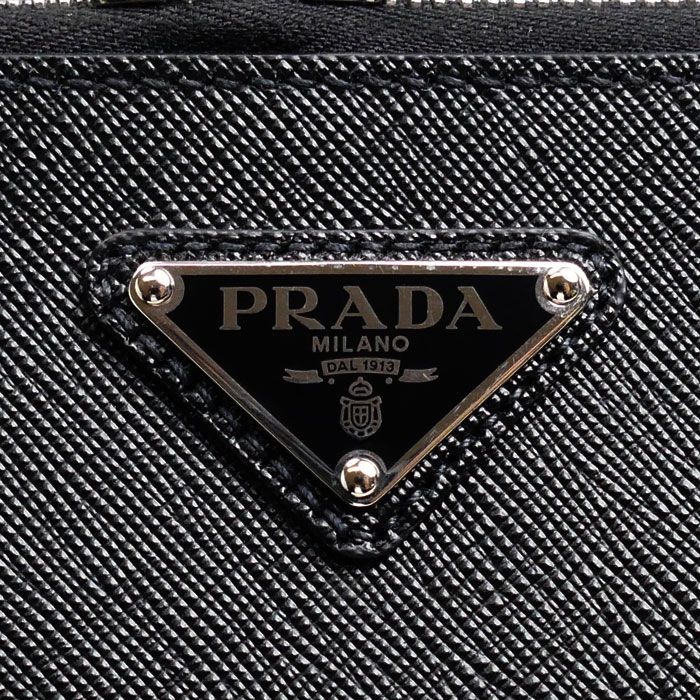 PRADA プラダ ブリック サフィアーノレザーバッグ ハンドバッグ