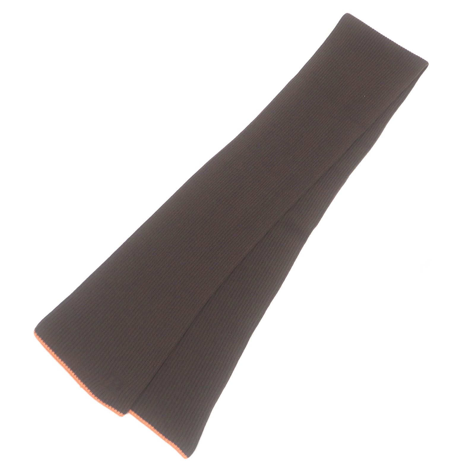 美品□HERMES エルメス カシミヤ100％ Hロゴ ニットマフラー