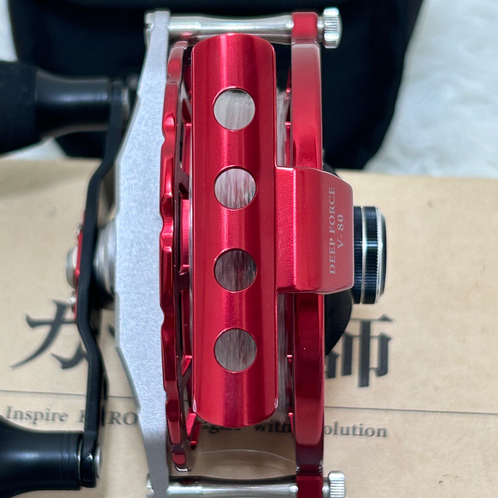 極美品】黒鯛工房 カセ筏師 DEEP FORCE V80-RT 左専用 ディープ