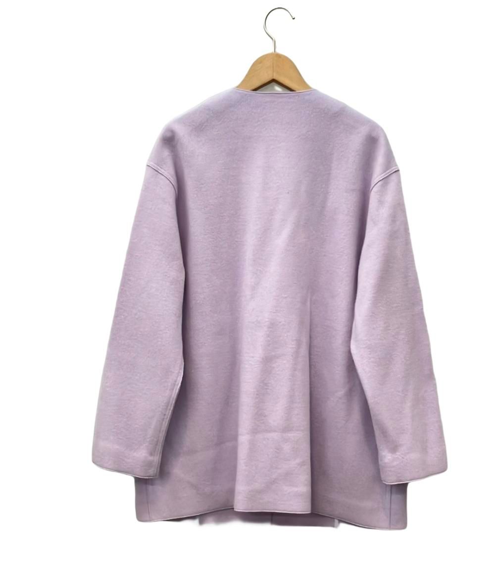 ユナイテッドアローズ TRIPLE ノーカラー ジャケット キャメル ユナイテッドアローズ TRIPLE ノーカラー ジャケット キャメル