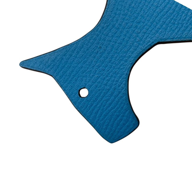 エルメス HERMES プティアッシュチャーム バディ レッド ブルー トゴ  