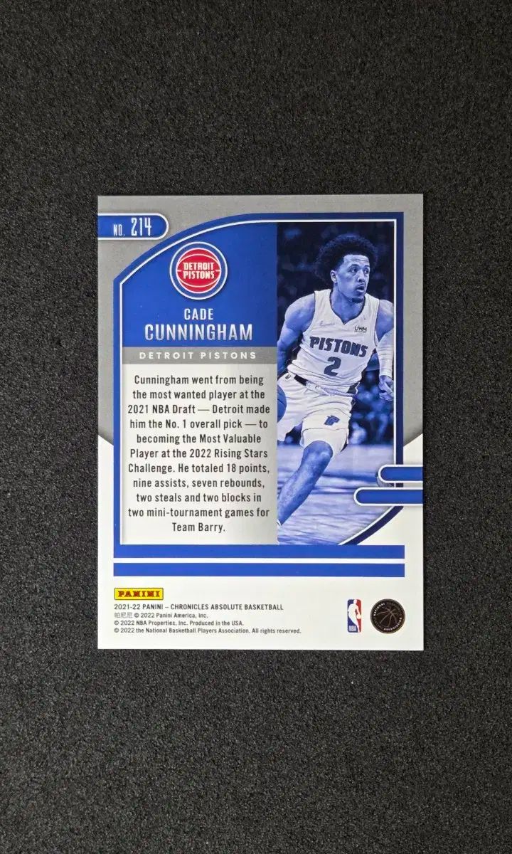 絶対 ケイド カニンガム NBA 75 記念日 限定 ルーキーカード #ケイド