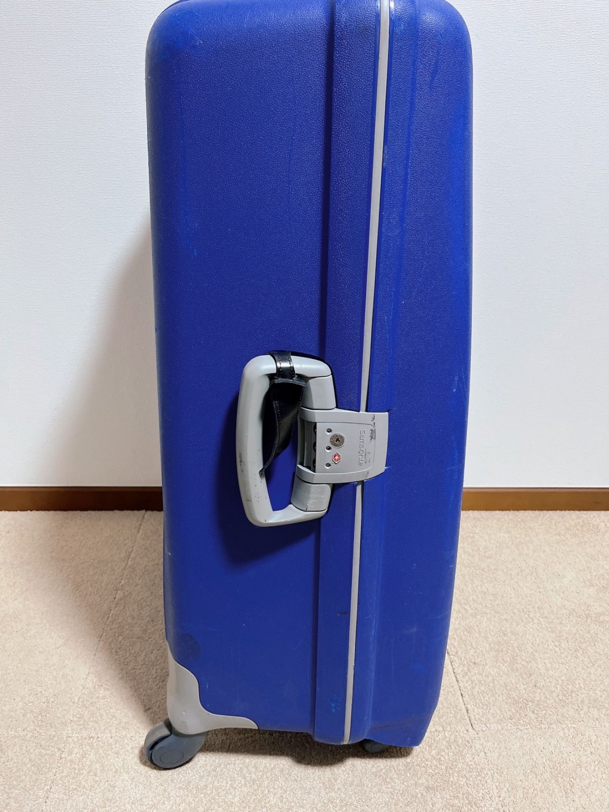 サムソナイト エアリス スピナー 大型 スーツケース ブルー 75cm TSA 