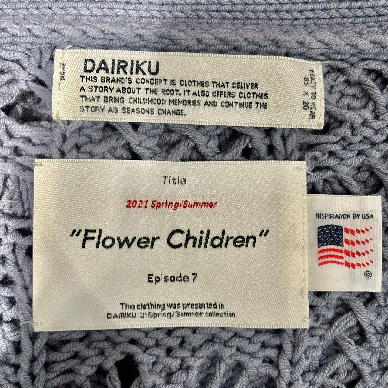 DAIRIKU Flower Children カーディガン DAIRIKU Flower Children カーディガン （DAIRIKU Flower