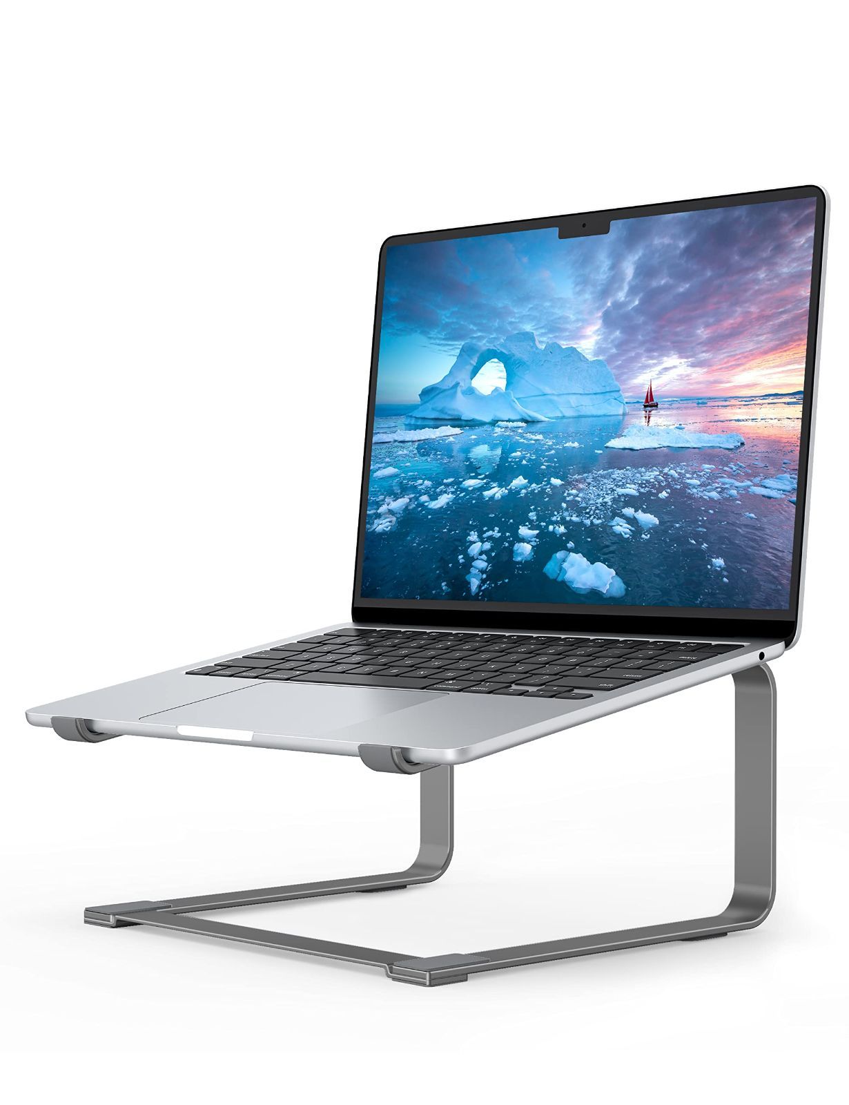 【特価商品】スタンド PC スタンド プラットフォーム スタンド パソコン ノートパソコン用ラップデスク人間工学設計 放熱性 金属製 ノートパソコン 12-17.3インチ用 姿勢改善 Soundance 腰痛猫背