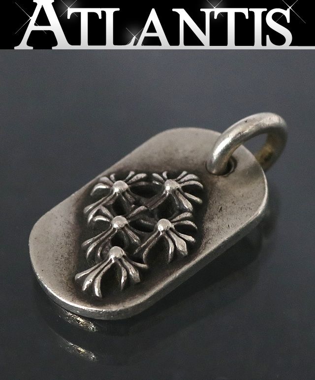 クロムハーツ　レイズドセメタリークロスドッグタグ CHROME HEARTS - ドッグタグ S レイズドセメタリークロス | Tempt