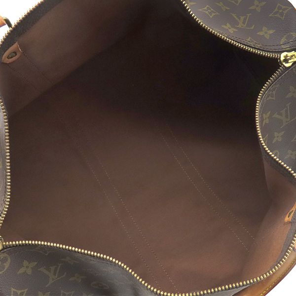 【Louis Vuitton ボストンバッグ　キーポル　モノグラムキャンパス ルイヴィトンキーポル50 USA製 14145 ブラウン ユニセックス