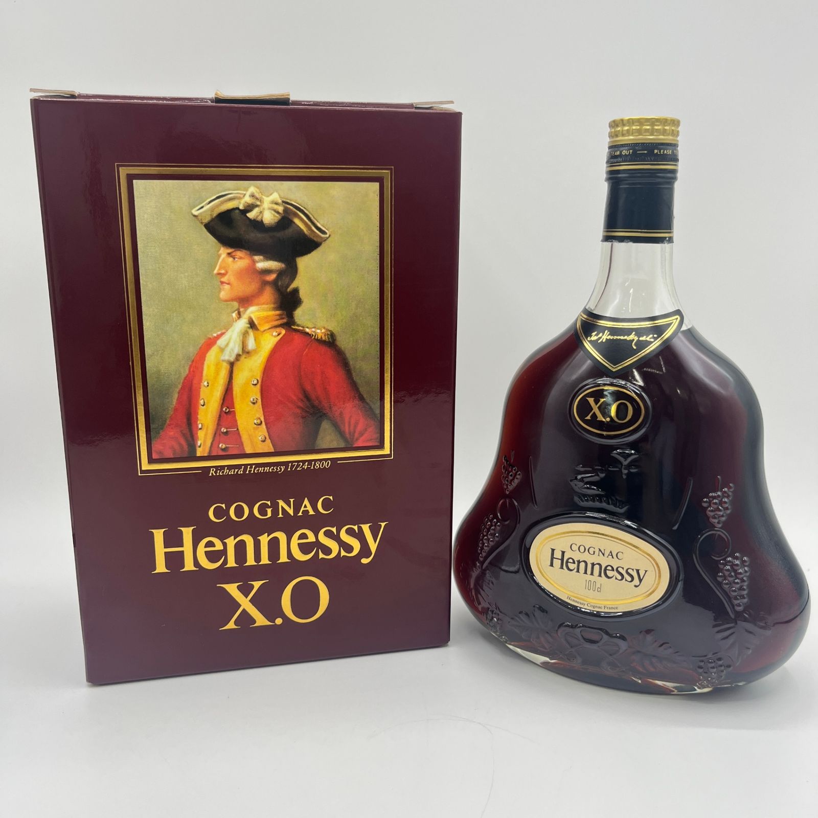 HENNESSY ヘネシーXO 金キャップ クリアボトル 1000ml 40度 ヘネシー XO 金キャップ クリアボトル 1000ml 40％ コニャック
