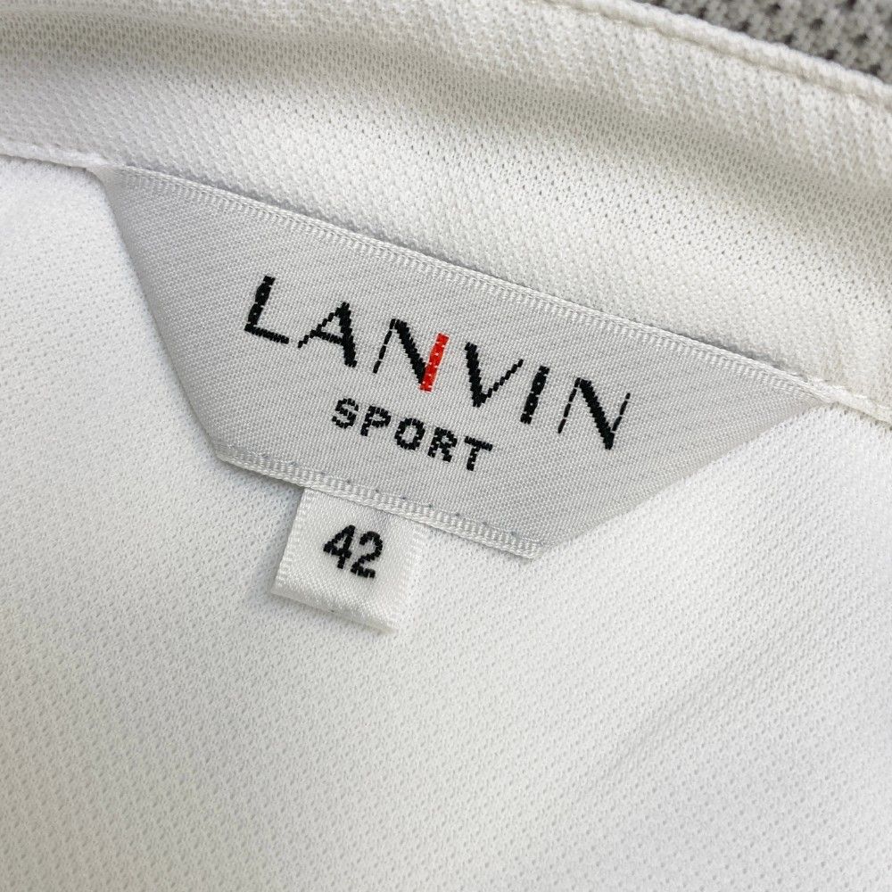 サイズ：42 LANVIN SPORT ランバン スポール 半袖ポロシャツ 裾