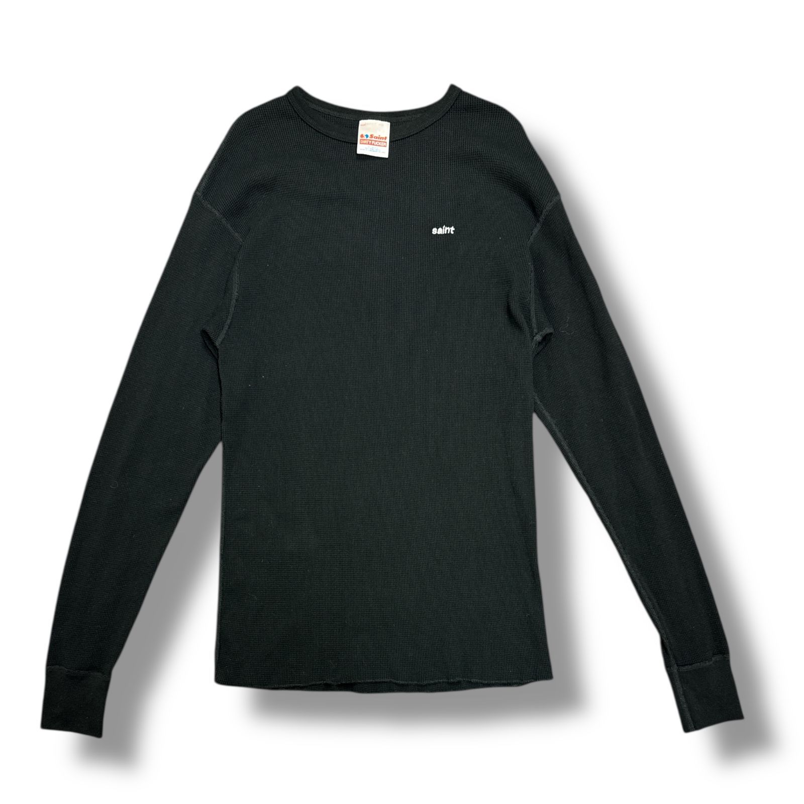 SAINT M×××××× LS THARMAL TEE Tシャツ SAINT M×××××× (セントマイケル) SS25 LS THARMAL TEE / WHITE