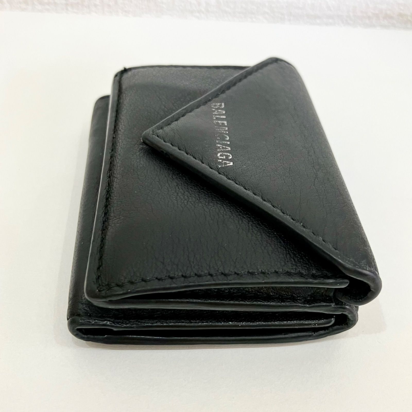 バレンシアガ 長財布 財布 ファスナー付き ジャイアントマネー ブルー