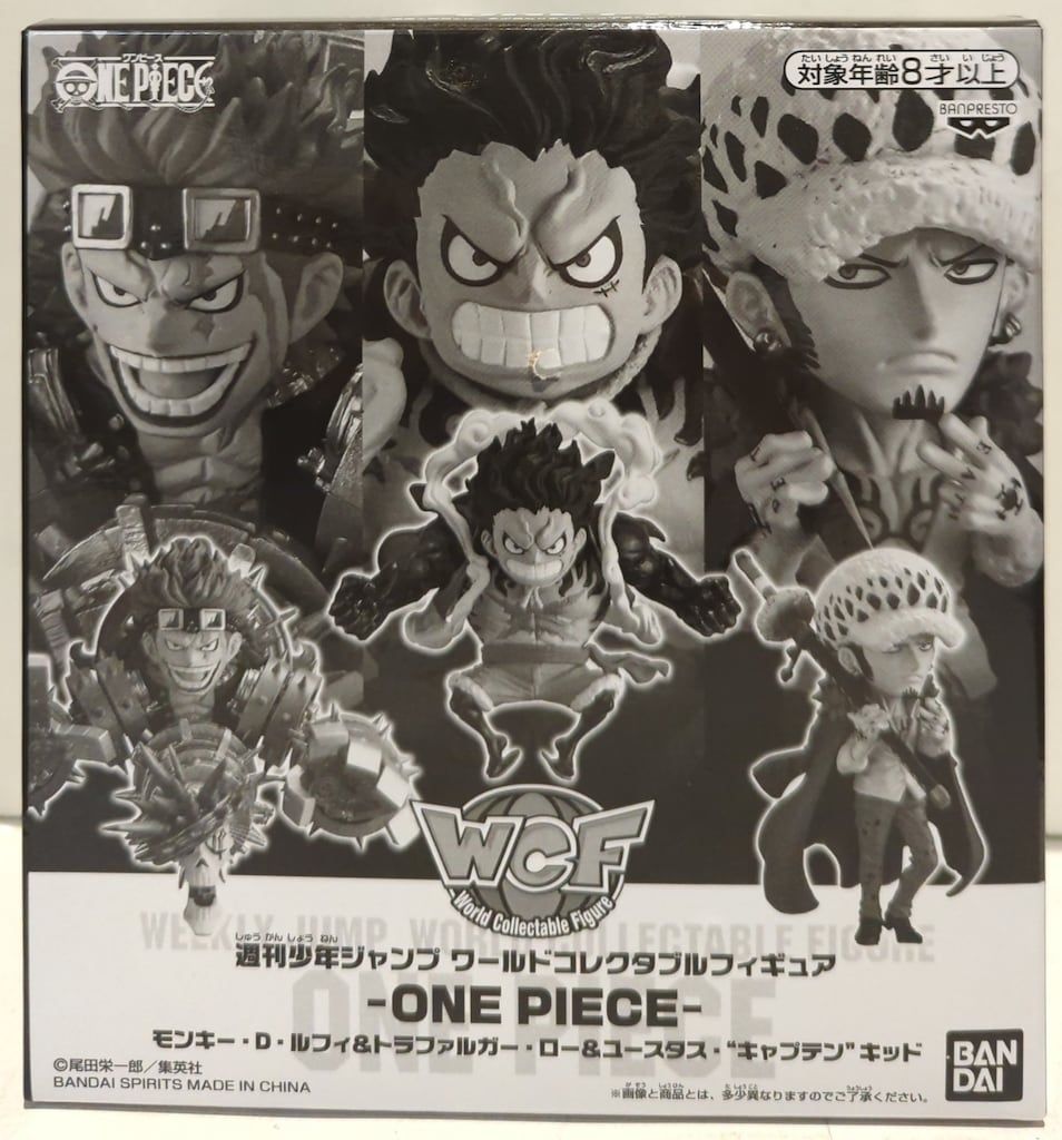 ワンピースフィギュア　モンキーDルフィ、ユースタス・キッド、トラファルガー・ロー BANDAI SPIRITS WCF 週刊少年ジャンプ モンキー・D・ルフィ