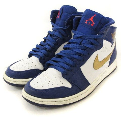 ナイキ NIKE AIR JORDAN 1 RETRO HIGH Gold Medal エアジョーダン 1 レトロ ハイ オリンピック ゴールドメダル  332550-406 スニーカー ディープロイヤルブルー US8.5 26.5 □GY12 ☆AA☆ - メルカリ