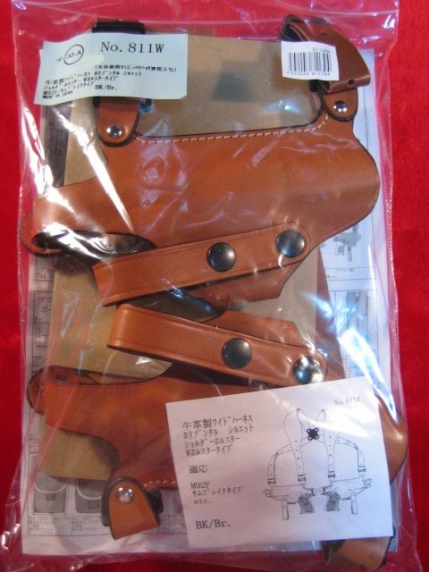 二挺拳銃ホルスター M 92 F ソードカトラス他用 コスプレ No 811 W イースト A