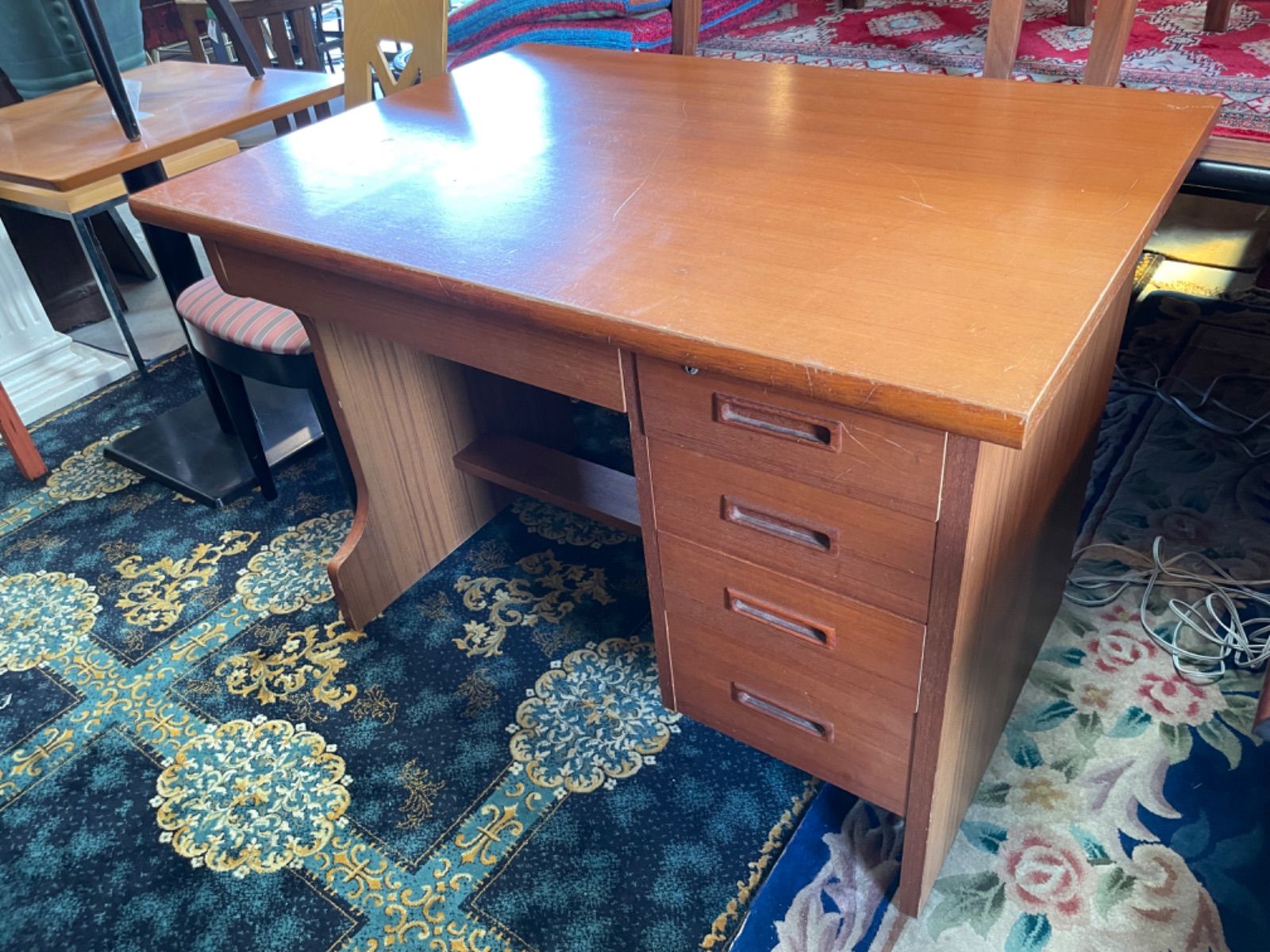 アンティーク/勉強机/ライティングデスク/事務机/インテリア ストア