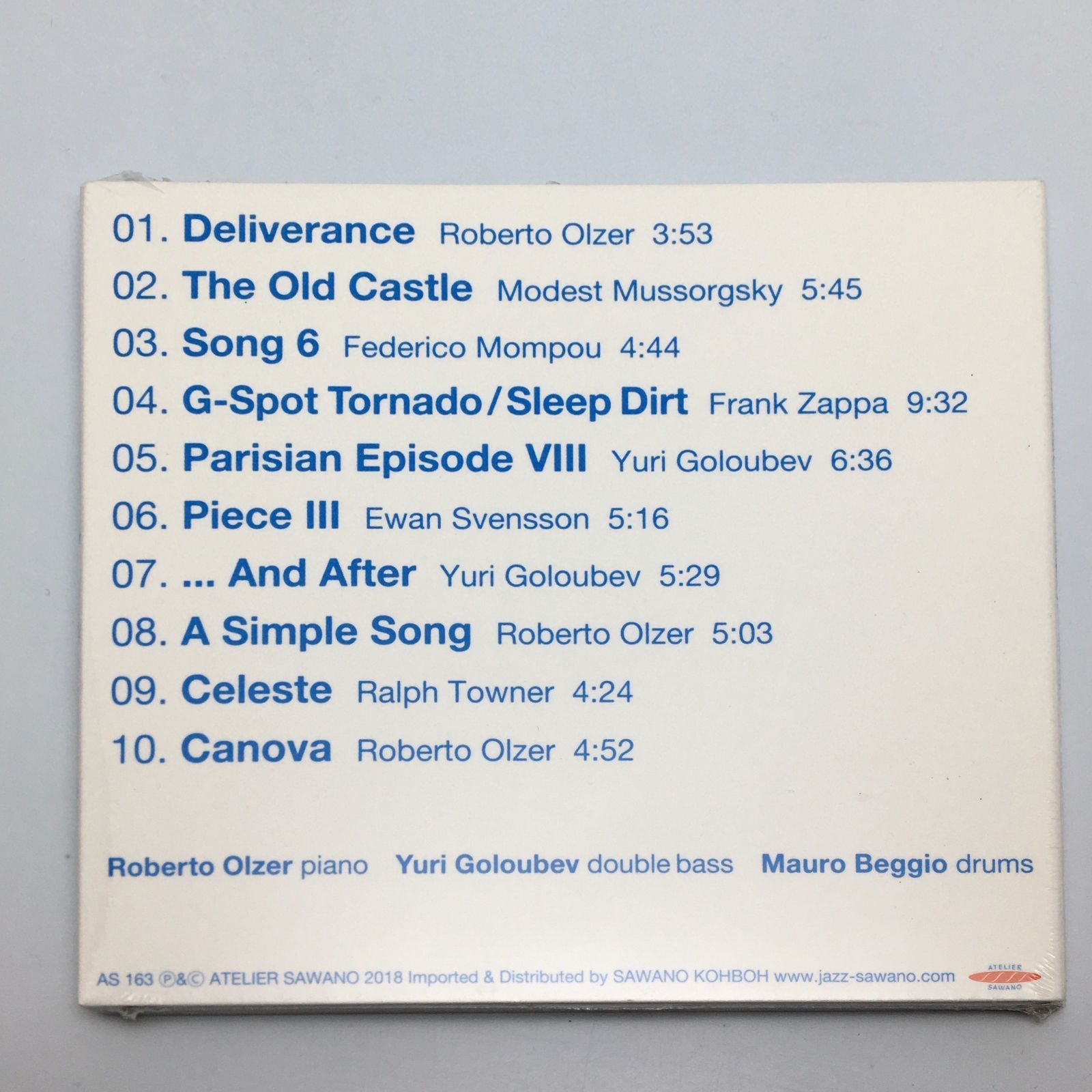 新品未開封CD ロベルト・オルサー・トリオ / チェレステ AS167 澤野 