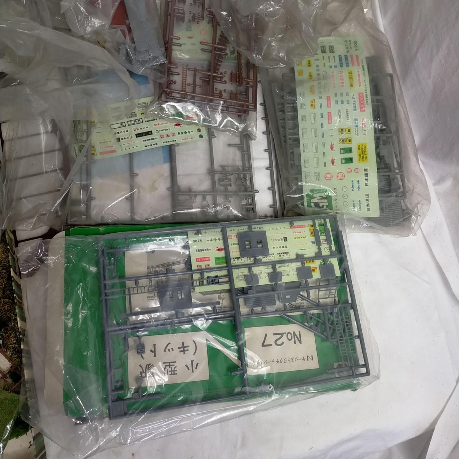 Nゲージ 一式 まとめて[ストラクチャーセット] パーツ多数 ジオラマ 