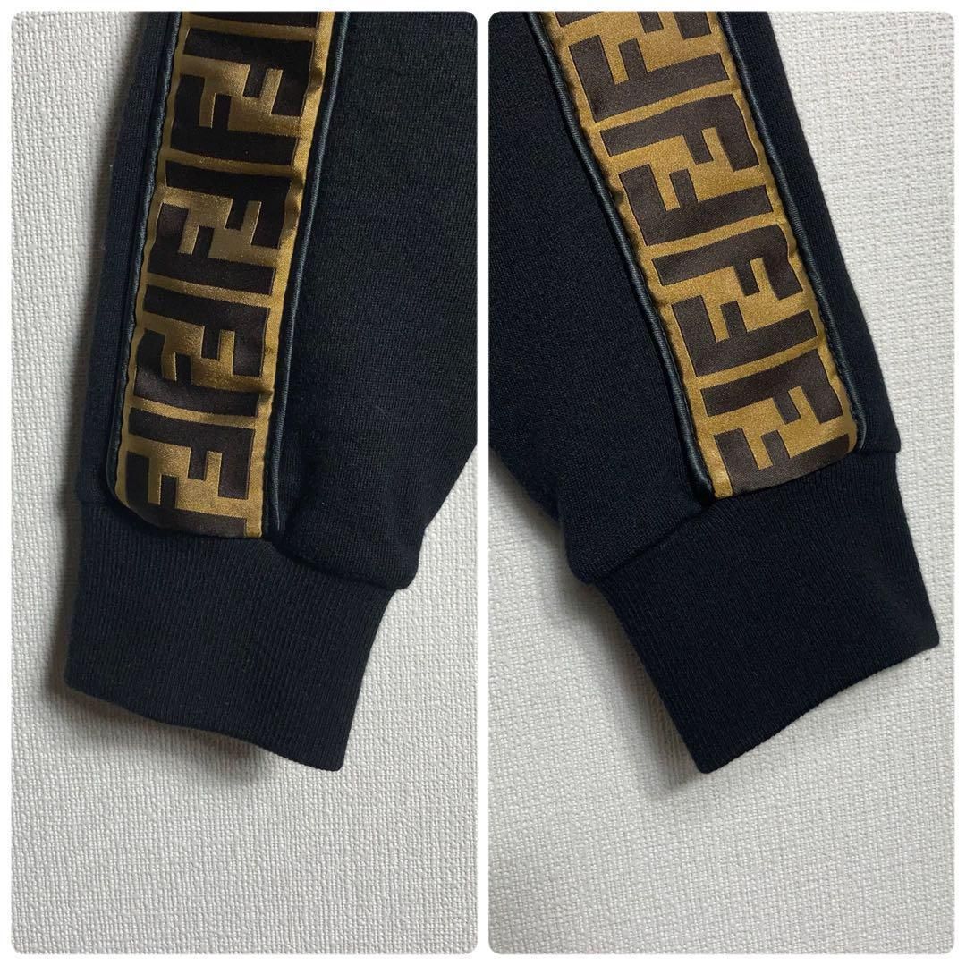 あんしん鑑定対応】フェンディ 袖ロゴ パーカー FFロゴ 美品 M 【公式 