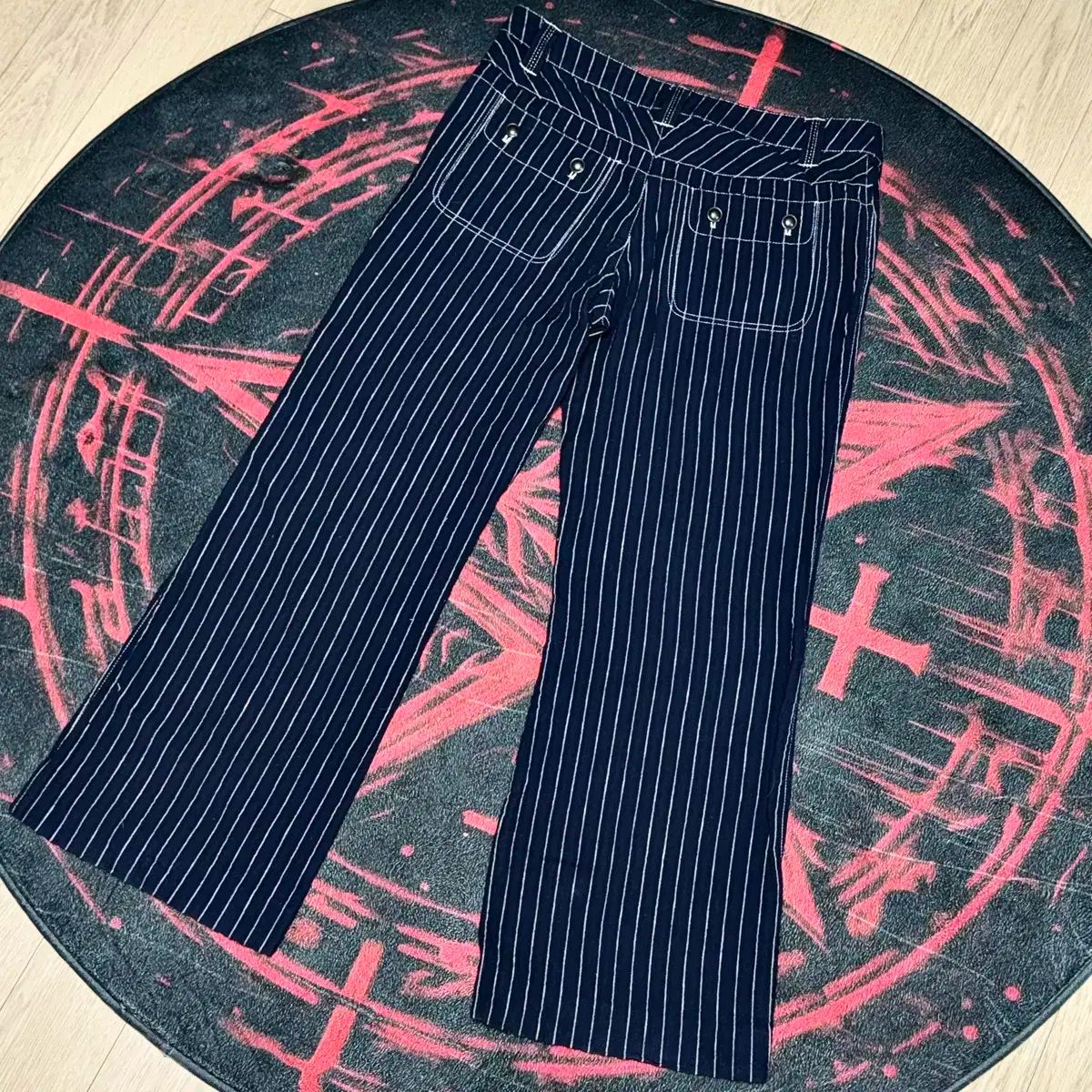  JAPANESE VINTAGE ストライプ レディース セットアップ その他 ビジネススーツ