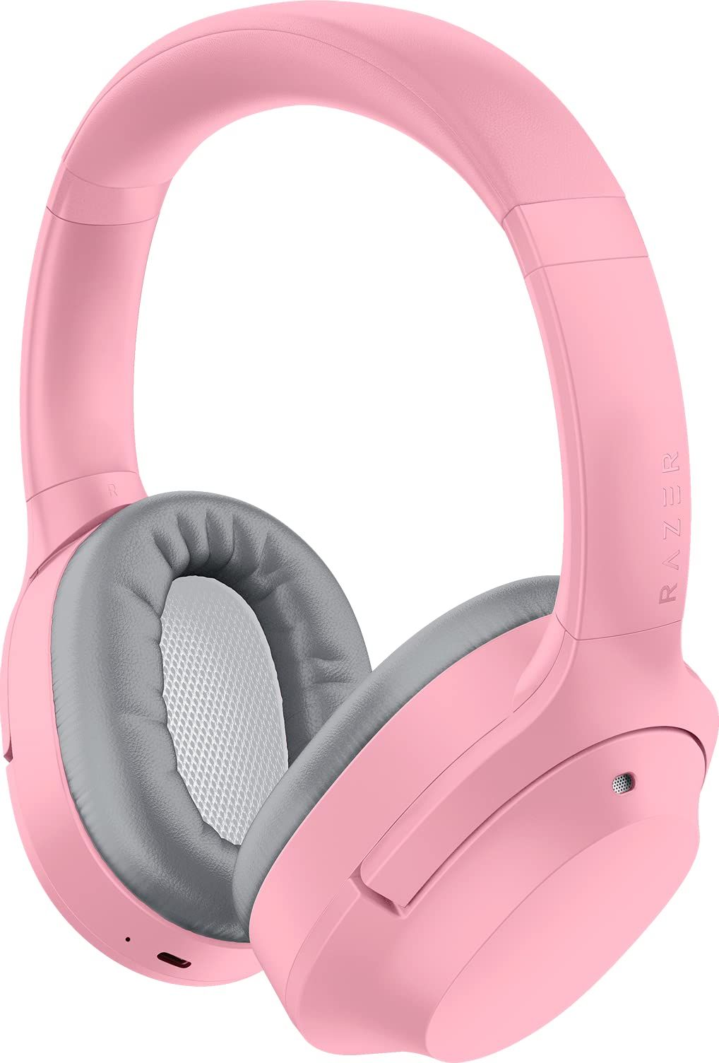 Razer Opus X - Quartz Pink ワイヤレス ゲーミングヘッドセット アクティブノイズキャンセリング搭載(ANC) 60ms 低レイテンシー接続 Bluetooth 5.0 カスタムチューニング 40mm ドライ [ワイヤレス (ピンク)]