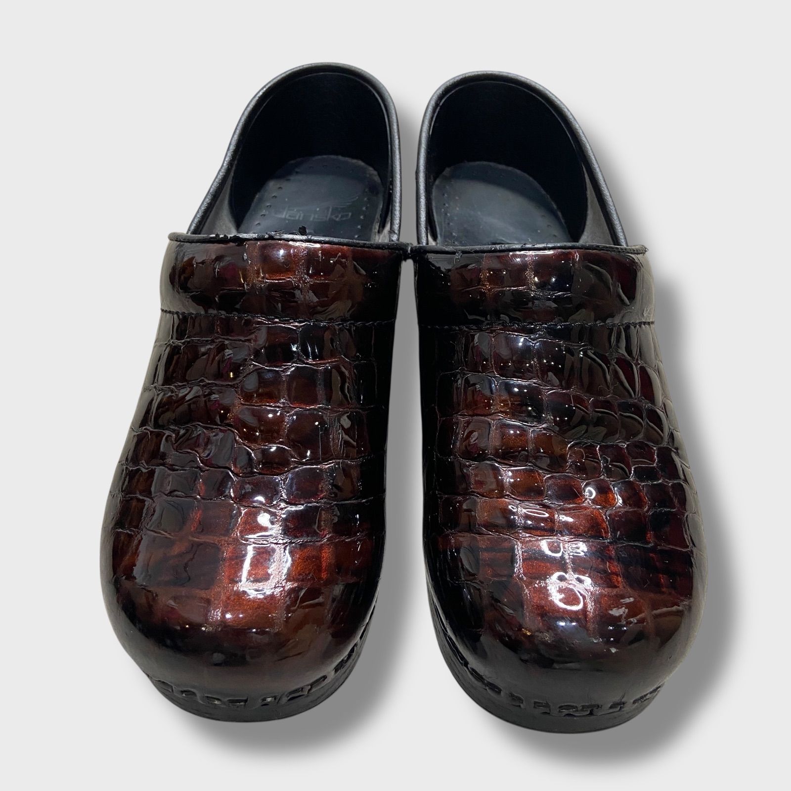 ☆dansko☆ダンスコ☆プロフェッショナル☆パテントレザークロッグ