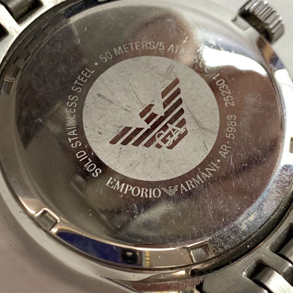04w3861▽※【中古】Emporio Armani エンポリオアルマーニ AR