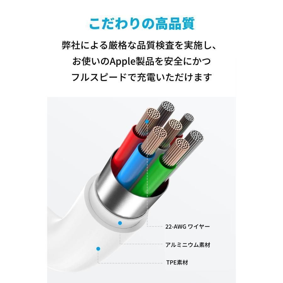 Anker II Powerline C USB-C Cable Lightning USB to - Usb com: Certified MFi Cable, And