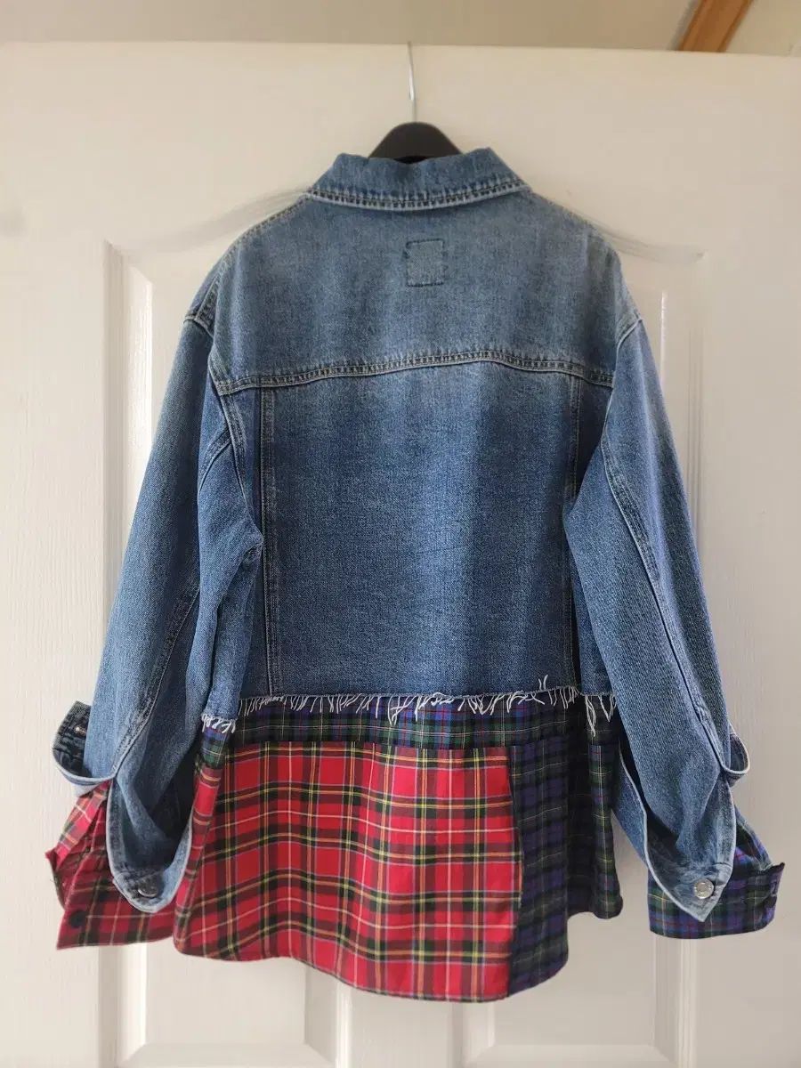 SJYP チェックミックス デニムジャケット