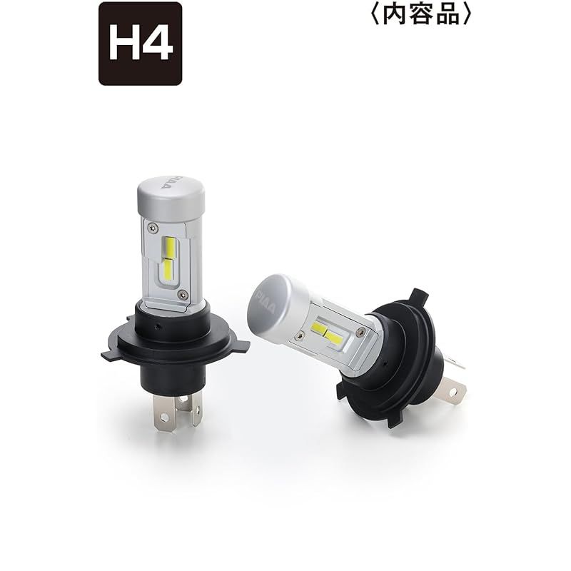 PIAA ピア 車用 バルブ ヘッドライト フォグランプ用 LED 6000K コントローラーレスタイプ 12V 24V共用 18 18W Hi4200lm Lo3300lm H4 車検対応 2個入 LEH260