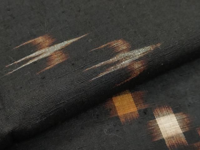 平和屋着物□極上 国指定重要無形文化財 本場久米島紬 手織 逸品