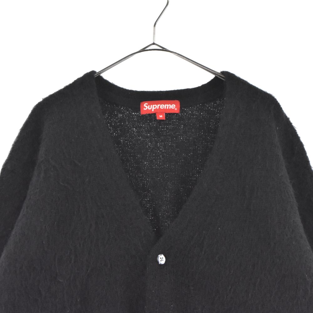 SUPREME (シュプリーム) 20AW Brushed Mohair Cardigan ブラッシュド モヘア カーディガン ブラック - メルカリ