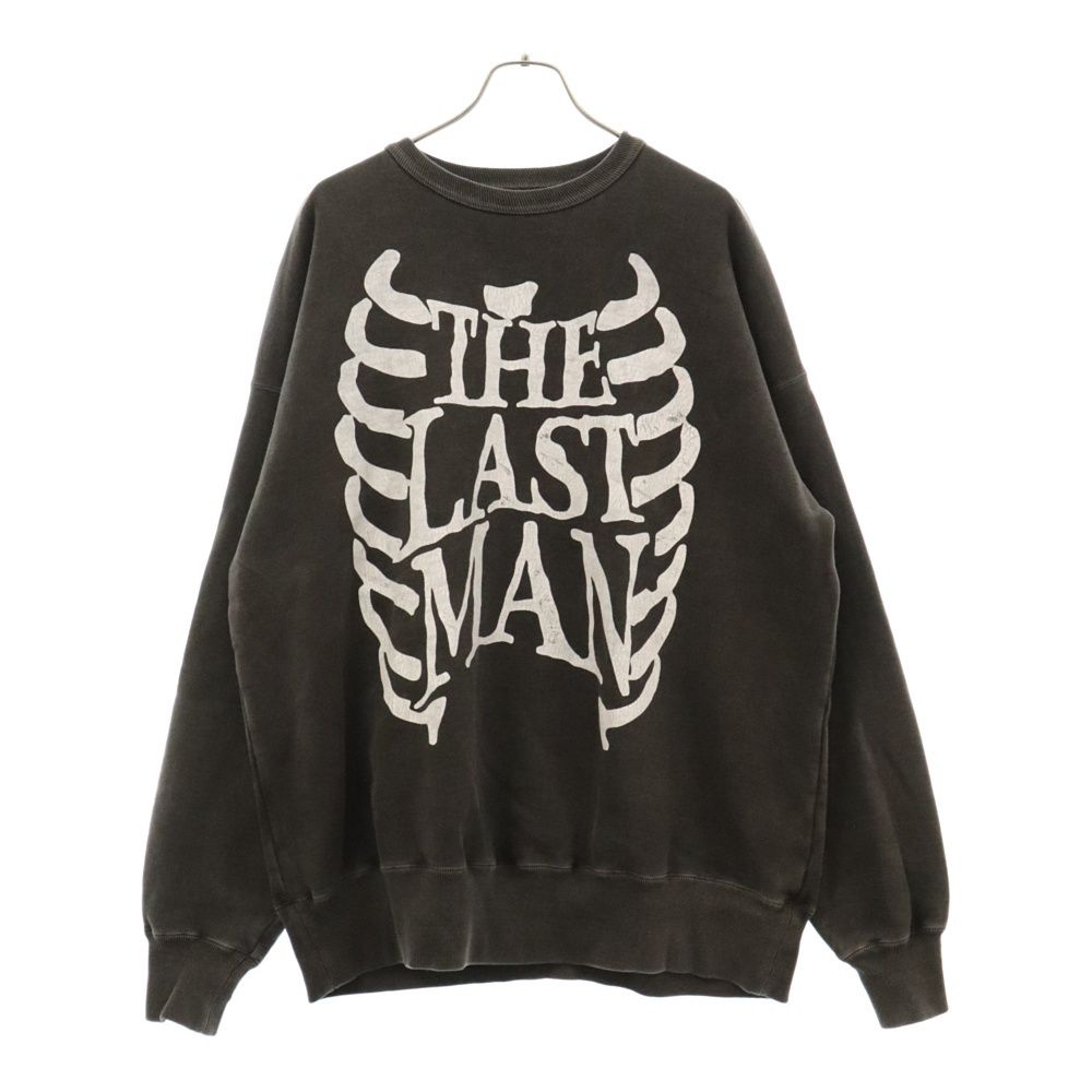 LASTMAN PRINTED CREW NECK BONE スウェット