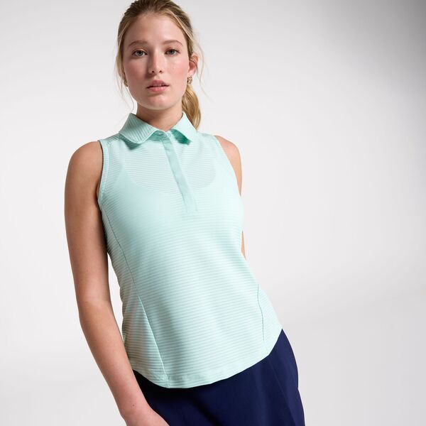 キャリー レディース ポロシャツ トップス CALIA Women s Renew Sleeveless Golf Polo Pistachio Mint