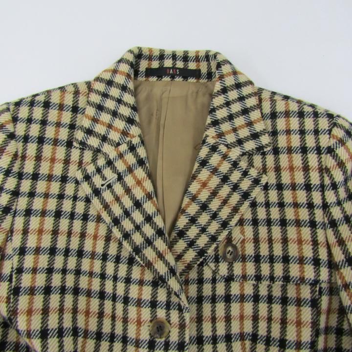 DAKS ダックス チェックジャケット 15ABR スーツ コットンウールジャケット｜DAKS（ダックス）公式オンラインショップ
