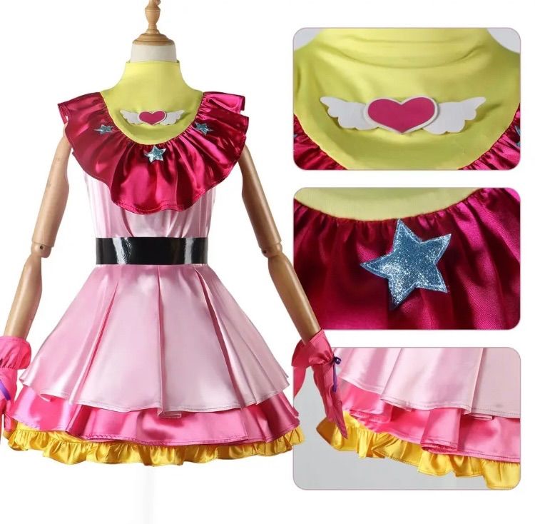 推しの子 星野アイ コスプレ 5点セット XS〜XXXL（ウィッグ・靴