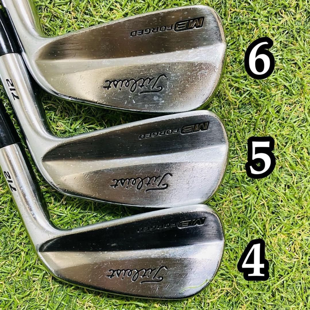 玄関先迄納品 良品】 タイトリスト MB712 FORGED メンズアイアンセット 7本 S クラブ